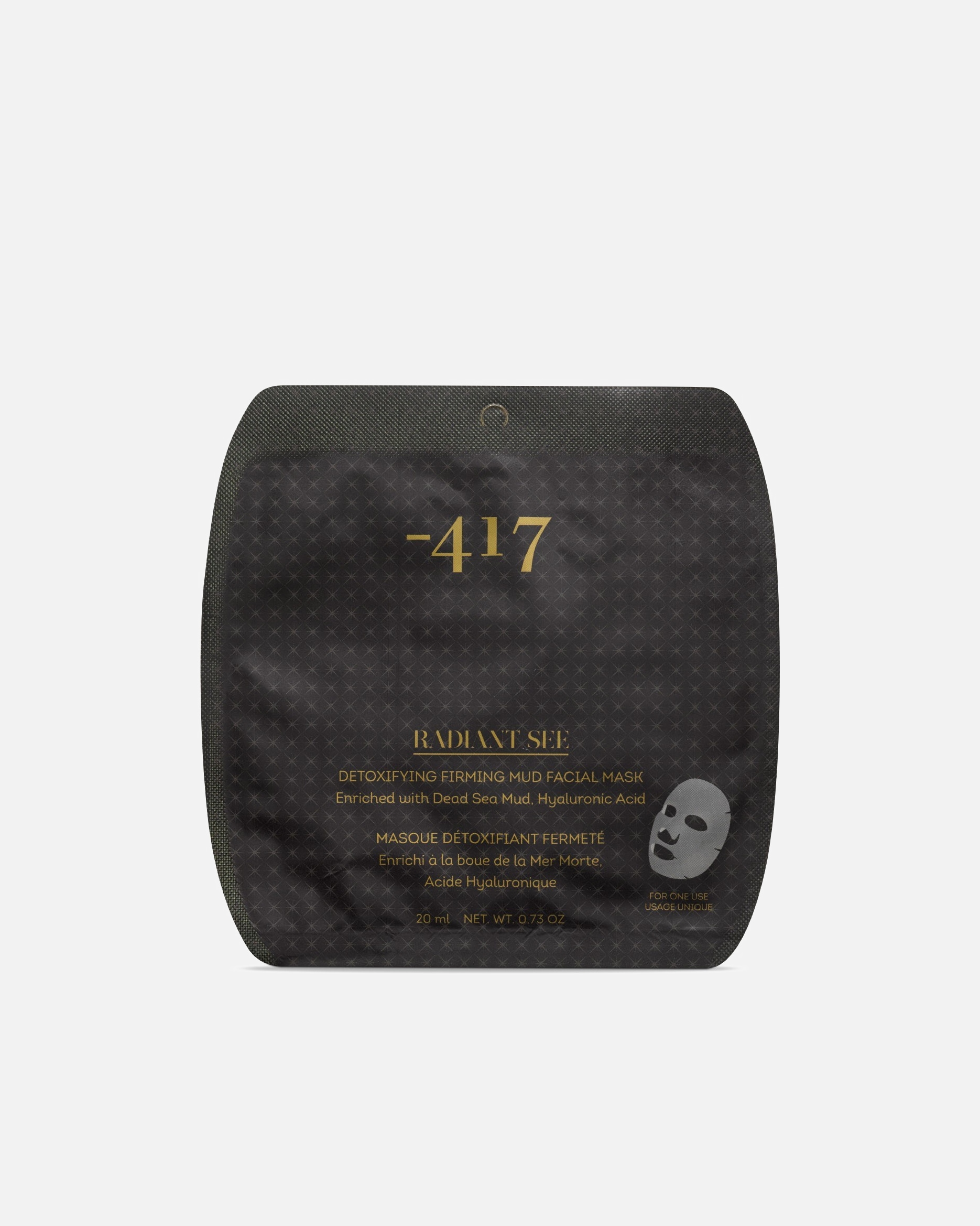 Tuchmaske für Weiblich -417 Straffende Detox-Maske 1 Stück