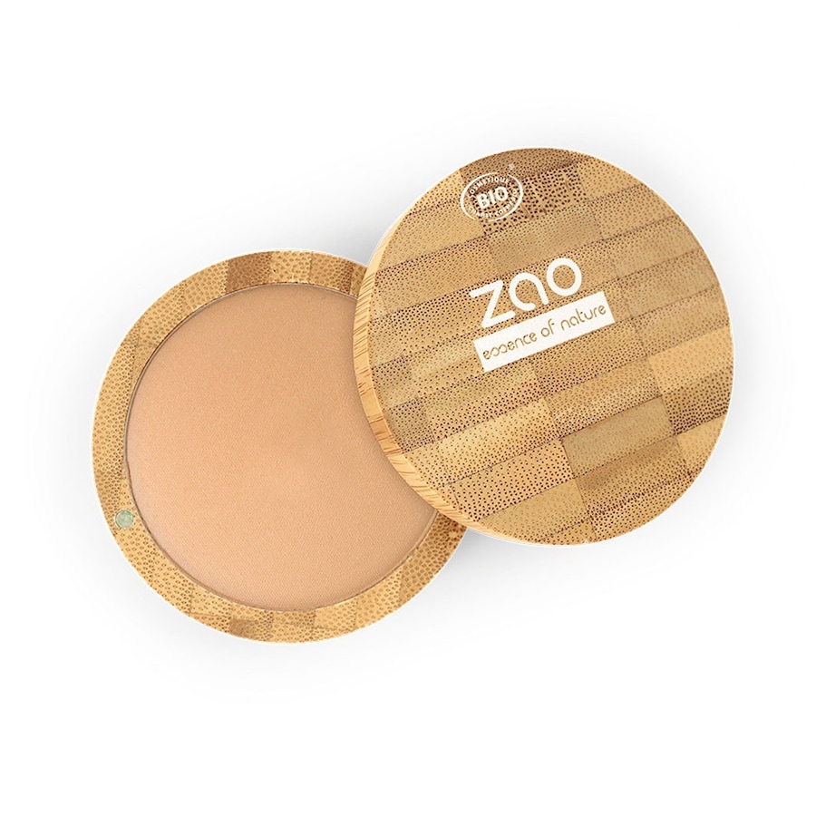 ZAO Bamboo Cooked Powder Matt Bronzer 347 - NATURAL GLOW 15 g Hellbraun