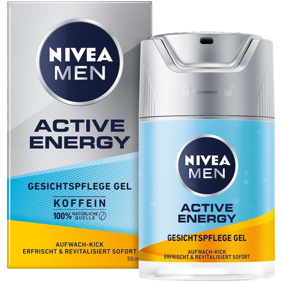 NIVEA MEN Active Energy Gesichtspflege Gel Anti-Aging Pflege 50 ml Herren
