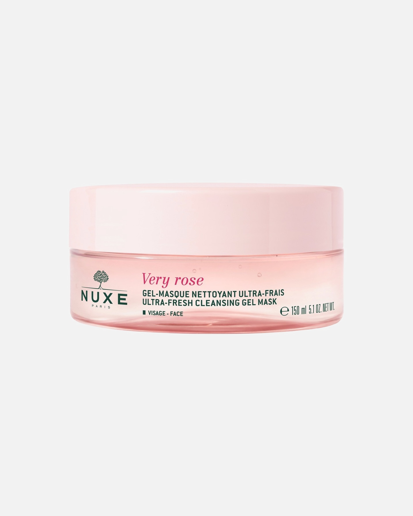 Feuchtigkeitsmaske für Unisex NUXE Very Rose Ultra-Fresh Cleansing Gel Mask 150 ml