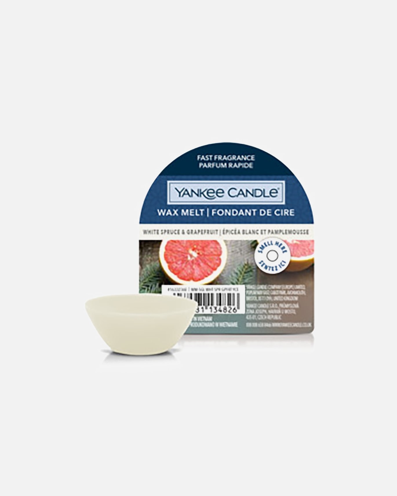 Kerze für Unisex YANKEE CANDLE Default Brand Line Wax Melt 22 g - White Spruce & Grapefruit