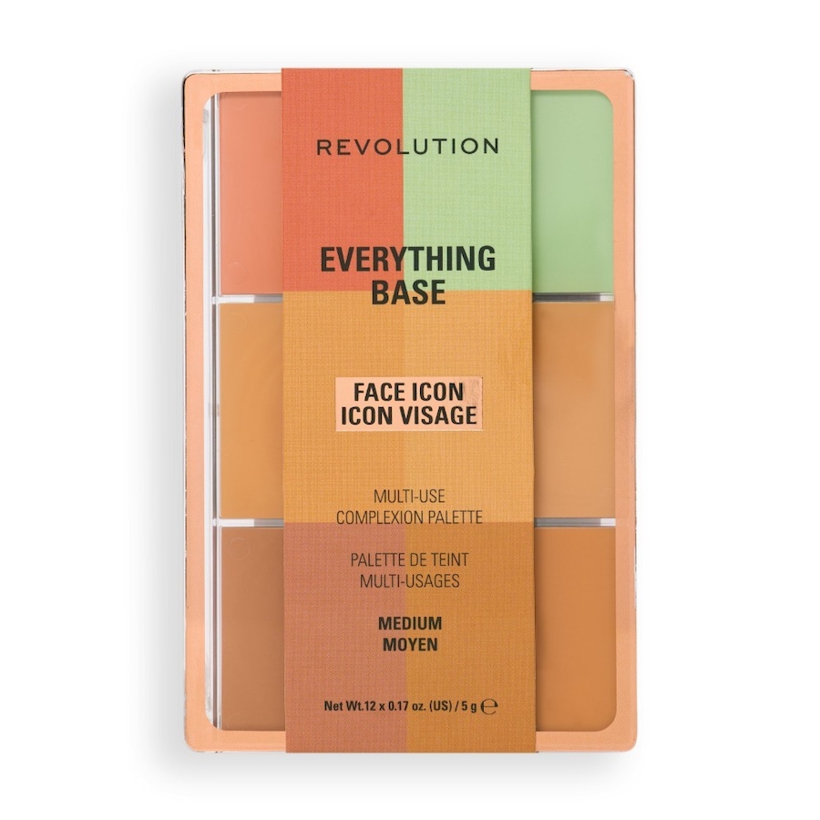 REVOLUTION Complexion Palette Lidschatten 5 g Weiss