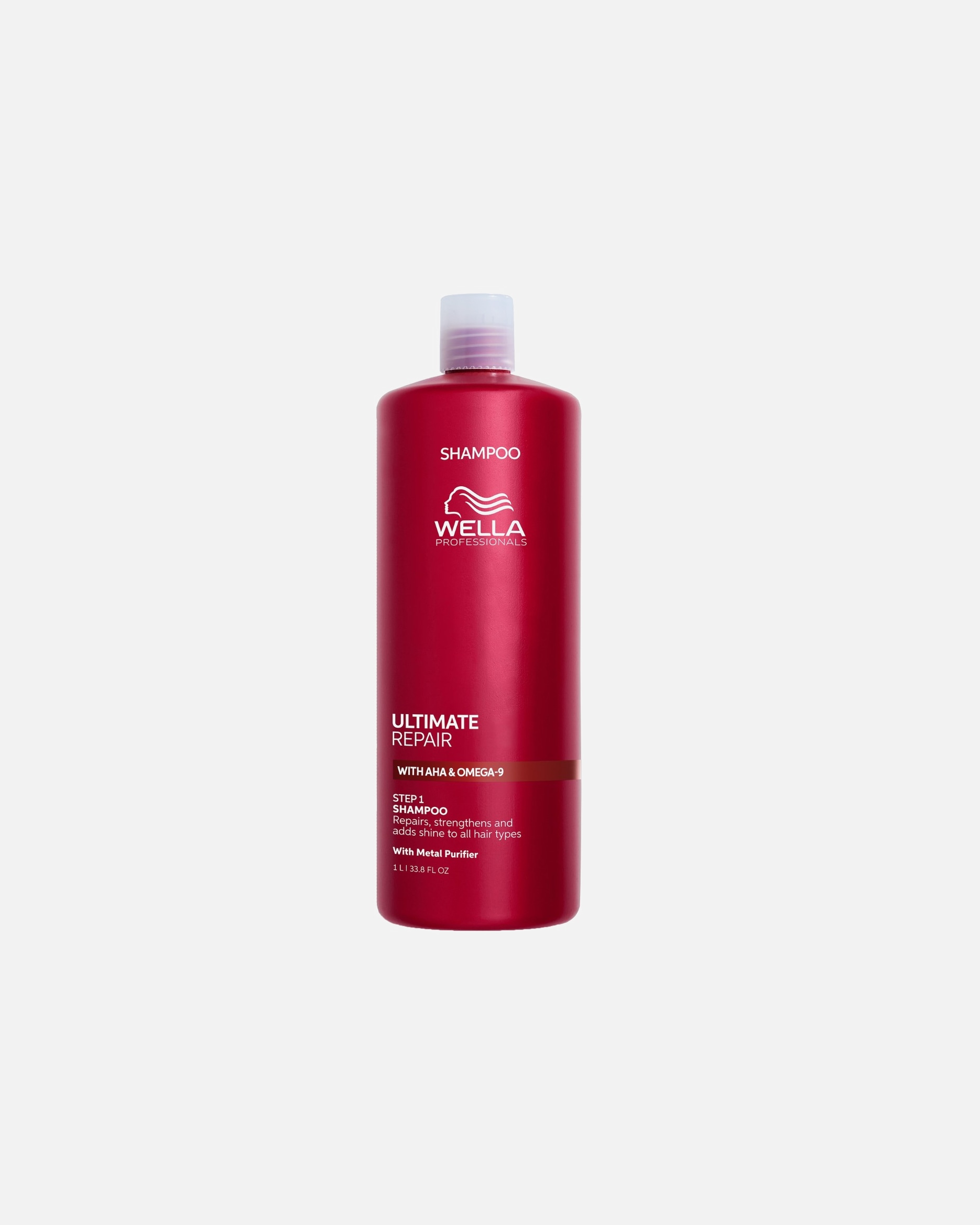 Shampoo für Unisex Wella Professionals Ultimate Repair Step 1 | mit AHA & Omega-9 1000 ml