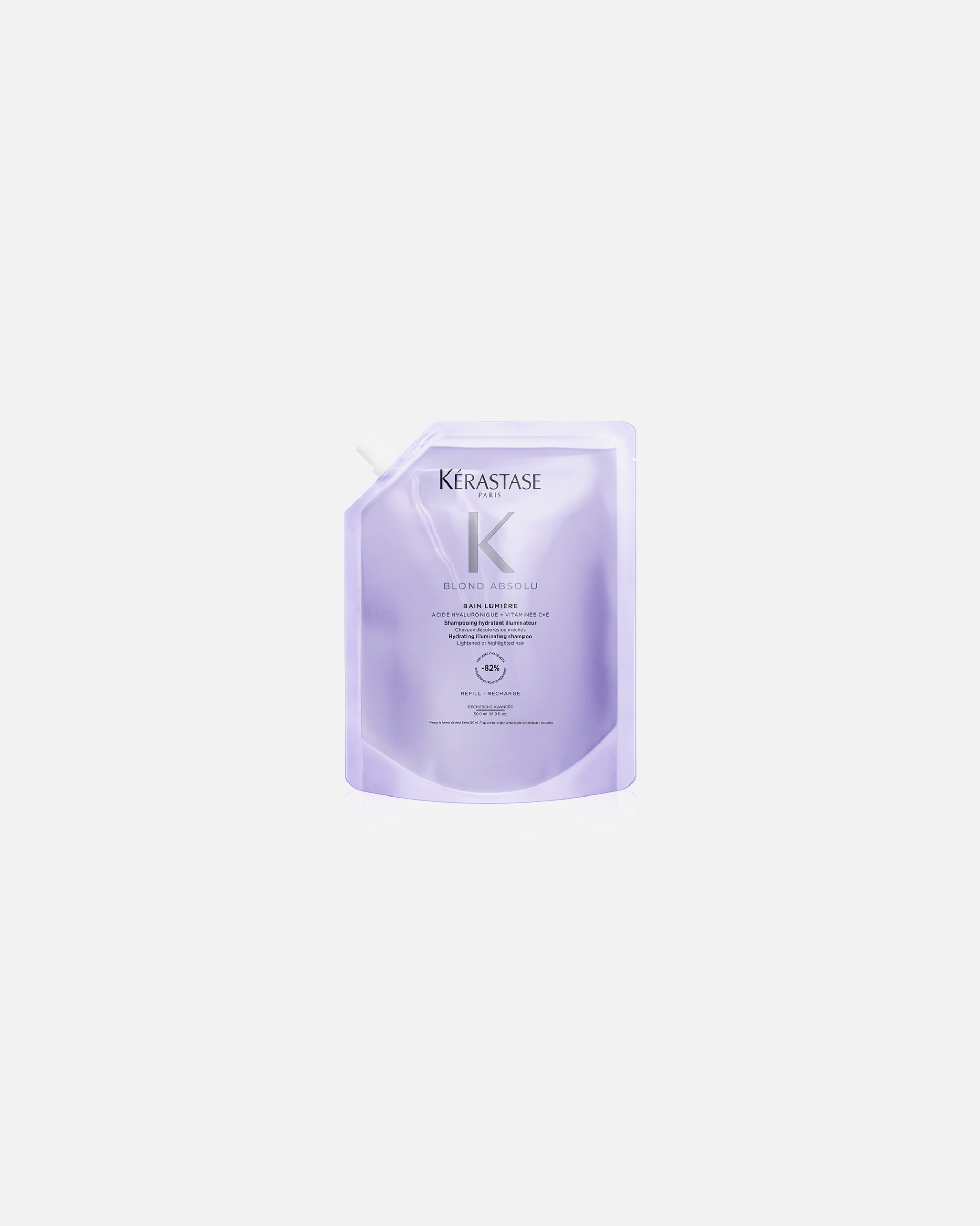 Shampoo für Unisex Kérastase Blond Absolu Bain Lumière Nachfüllpack 500 ml
