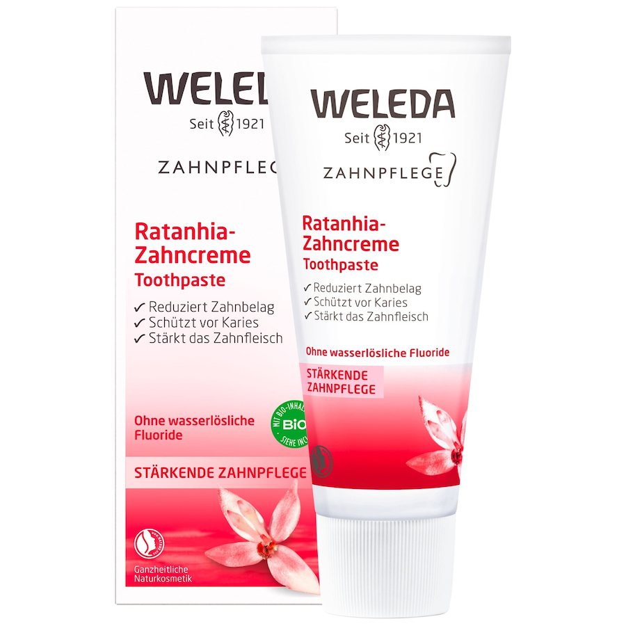 Weleda Ratanhia Zahncreme Zahnpasta 75 ml