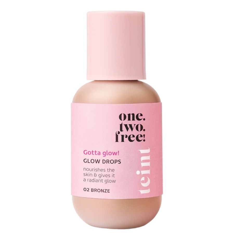 one.two.free! Glow Drops Serum 02 Bronze 30 ml Braun