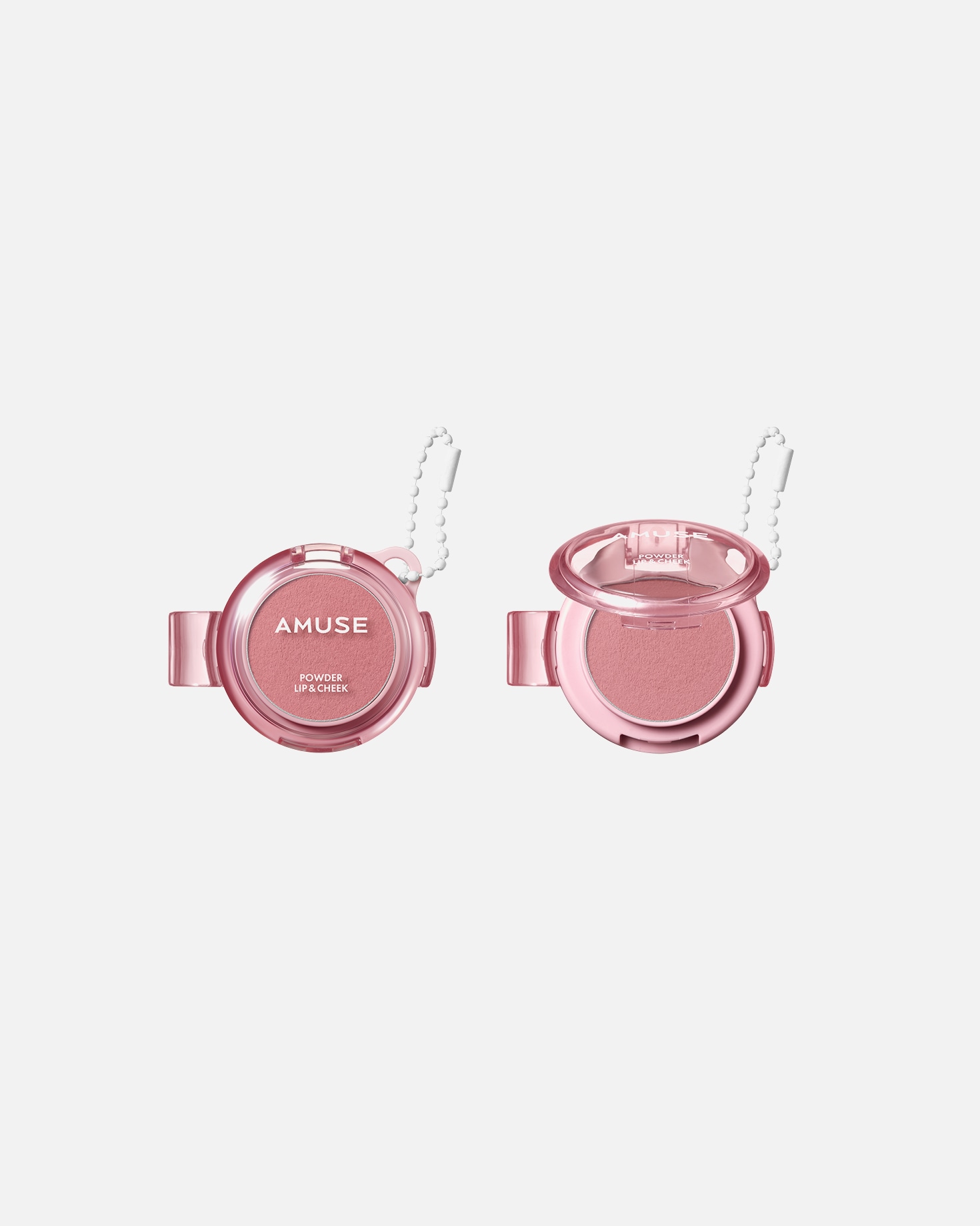 Lippenfarbe für Unisex Amuse LIP + CHEEK 2 - BLOSSOM ROSE