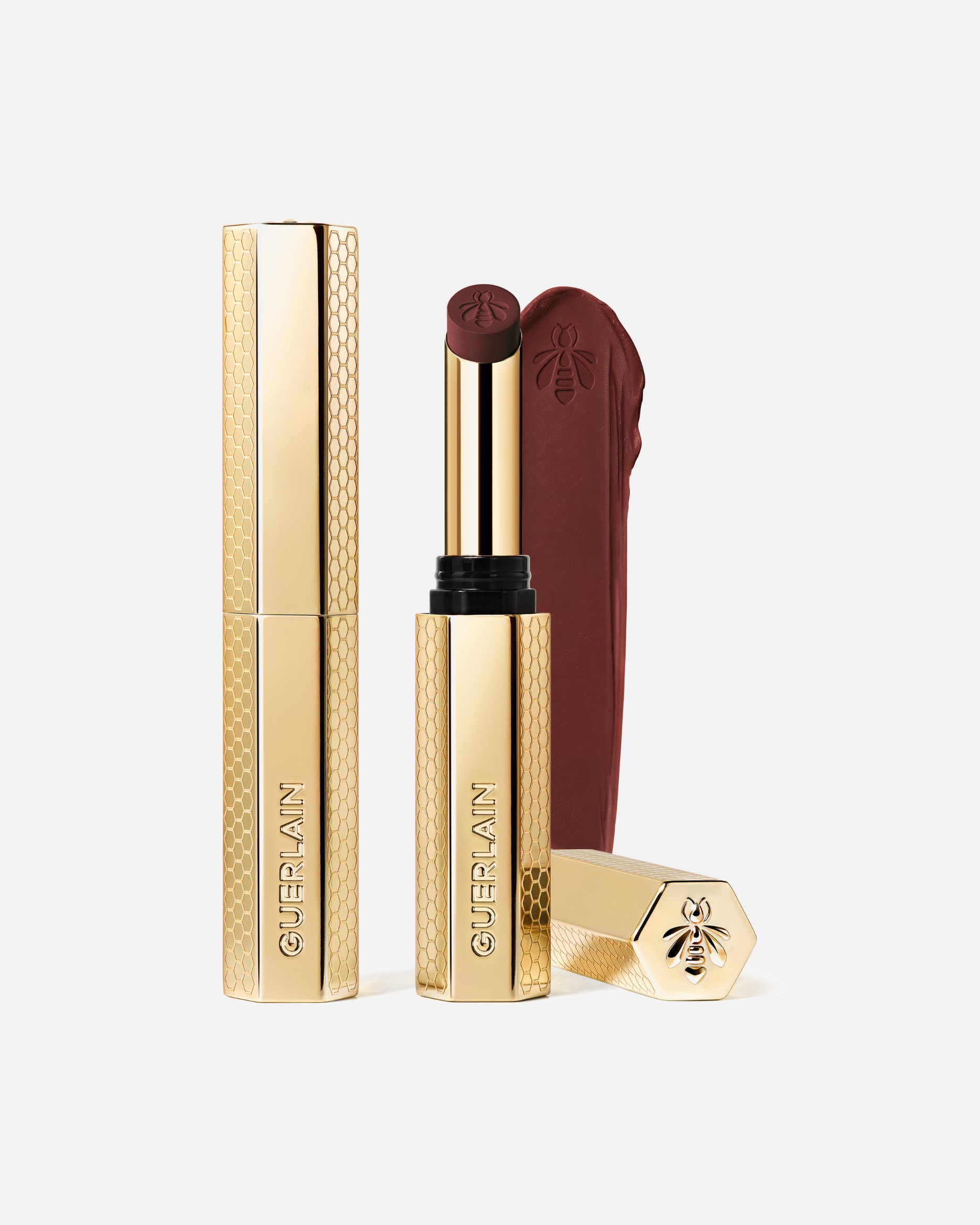 Lippenstift für Unisex Guerlain KissKiss Der kussfeste Lippenstift mit Honig 291 DEEP DAHLIA