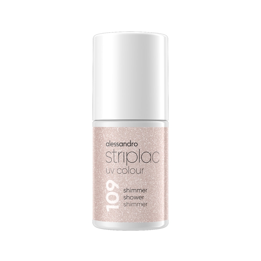 Alessandro Striplac Uv Colour UV-Nagellack Shimmer Shower 6.5 ml Silber
