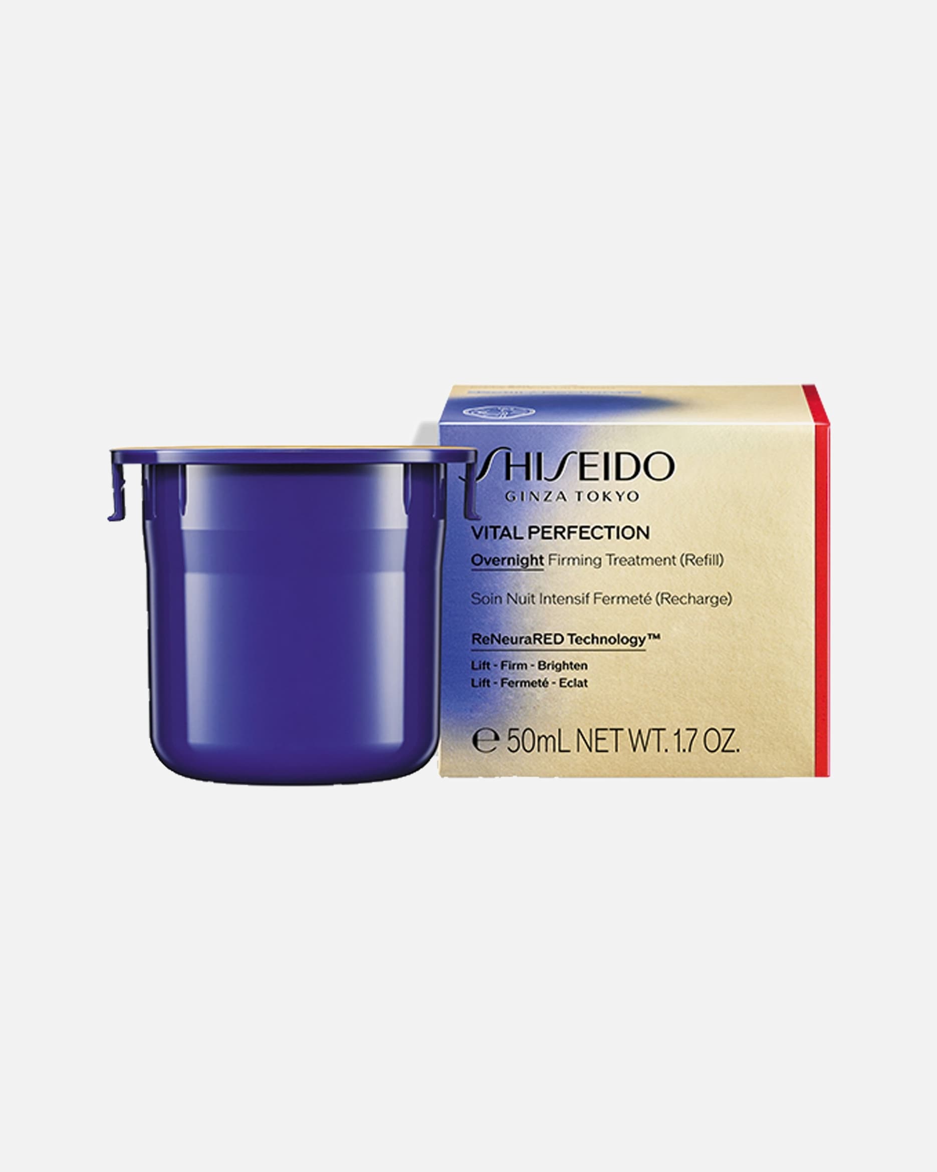 Anti-Aging Pflege für Weiblich Shiseido VITAL PERFECTION Overnight Firming Treatment 50 ml - Refill