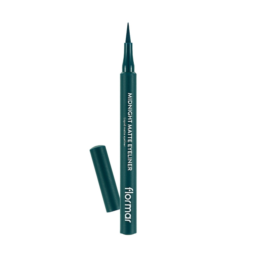 Flormar Midnight Matte Eyeliner Nr. 04 - Green 1 ml Schwarz
