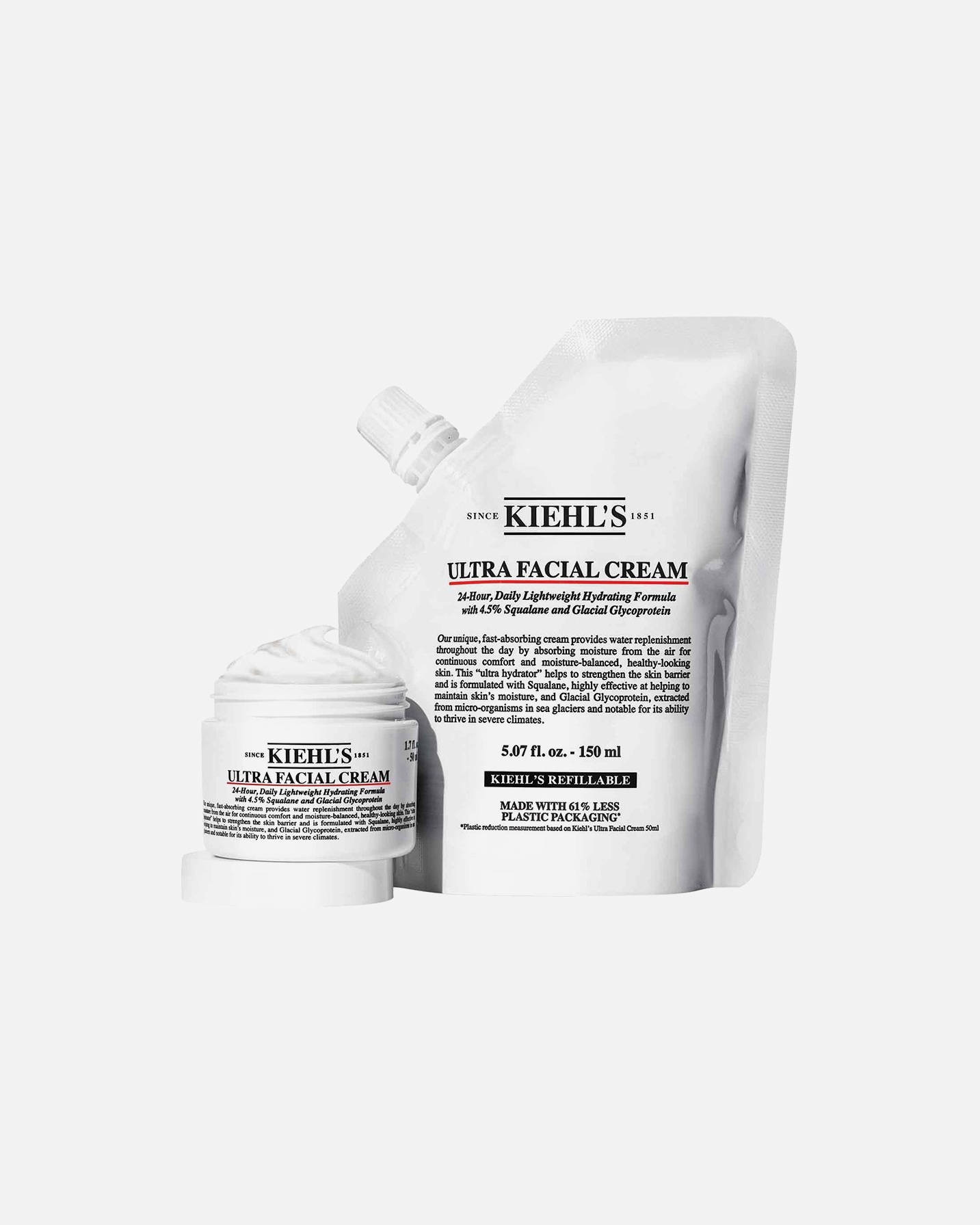 Gesichtspflegeset für Unisex Kiehl’s Ultra Facial Hydration Refillery Kit 1 Stück