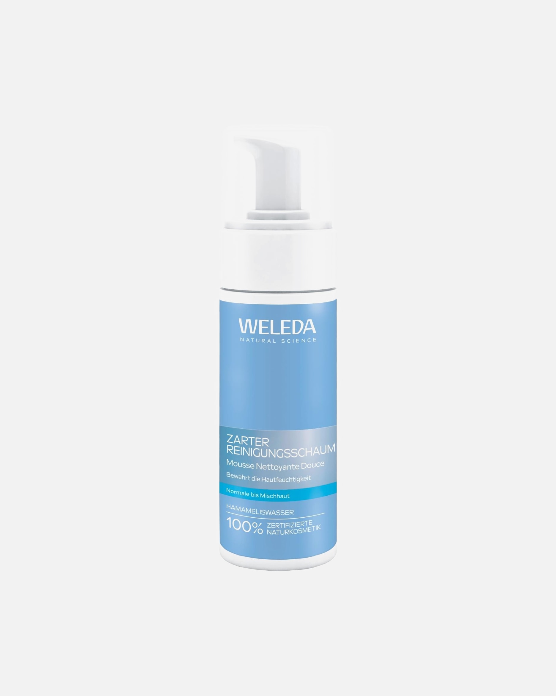 Gesichtsreinigungsschaum für Unisex Weleda Hamamelis Zarter 150 ml