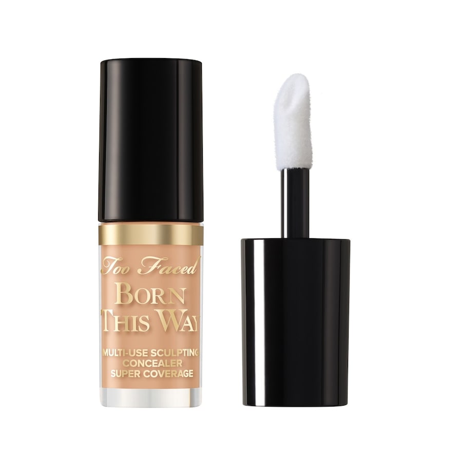 Too Faced Travel Size Born This Way Super Coverage Concealer LIGHT BEIGE 2 ml Hellbraun Damen