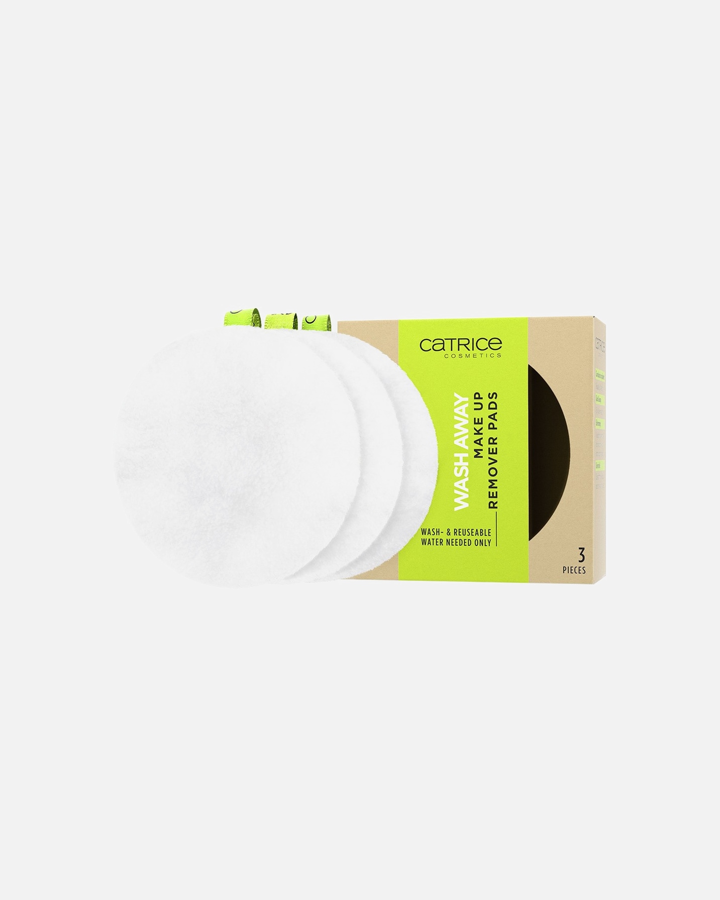 Reinigungspads für Unisex Catrice Default Brand Line Wash Away Make Up Remover 3 Stück
