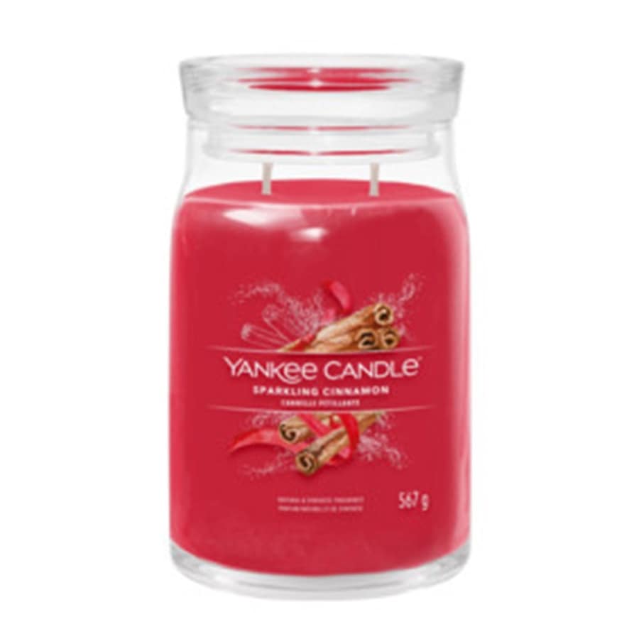 YANKEE CANDLE Sparkling Cinnamon Kerze 567 g