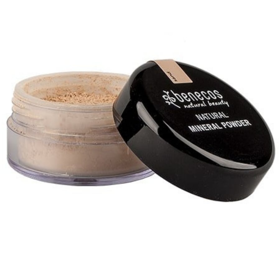 benecos Natural Mineral Powder Puder Sand 6 g Hellbraun