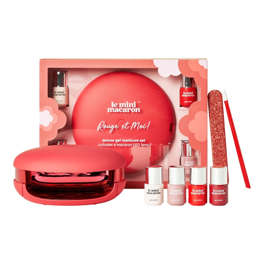 Le Mini Macaron Maxi Rouge & Moi Deluxe Gel Manicure Set Nagellack-Set Damen