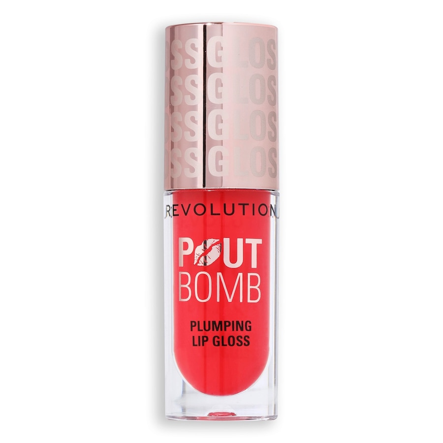 REVOLUTION Pout Bomb Plumping Gloss Milky Sheer Holo Lipgloss 4.6 ml Rot