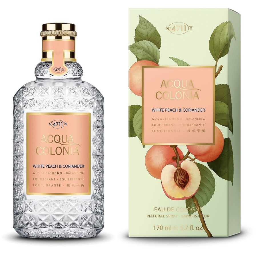 4711 Acqua Colonia White Peach & Coriander Eau de Cologne Splash Spray 170 ml unisex