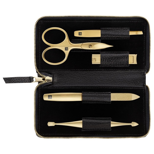 ZWILLING Beauty Premium Manicure Set 5pcs. Leather, Black