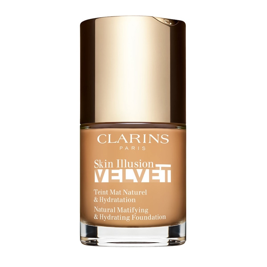 Clarins Skin Illusion Velvet Foundation 112.3N - Sandelwood 30 ml Hellbraun