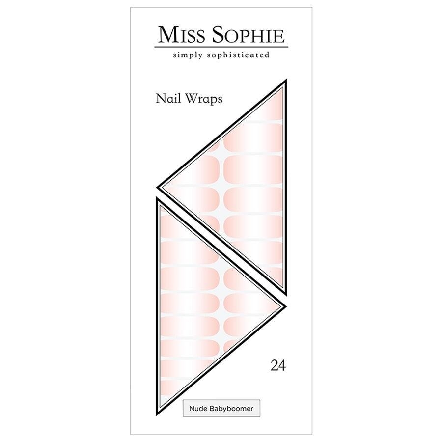 Miss Sophie Nude Babyboomer Nagelsticker Weiss