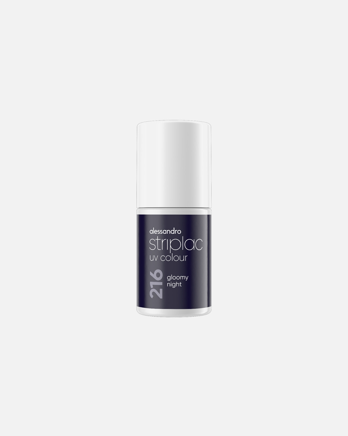 UV-Nagellack für Unisex Alessandro Striplac express Gloomy Night