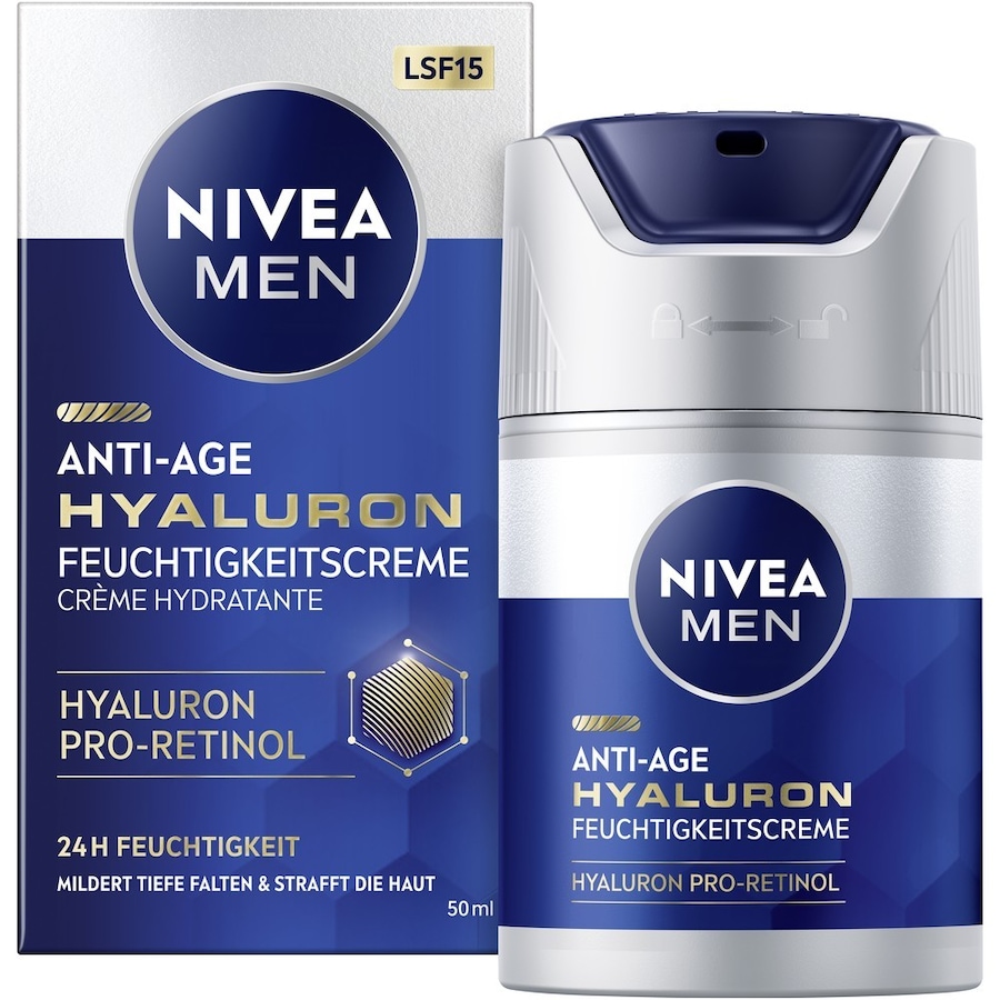 NIVEA MEN Anti-Age HYALURON Gesichtspflege Creme Gesichtscreme 50 ml Herren