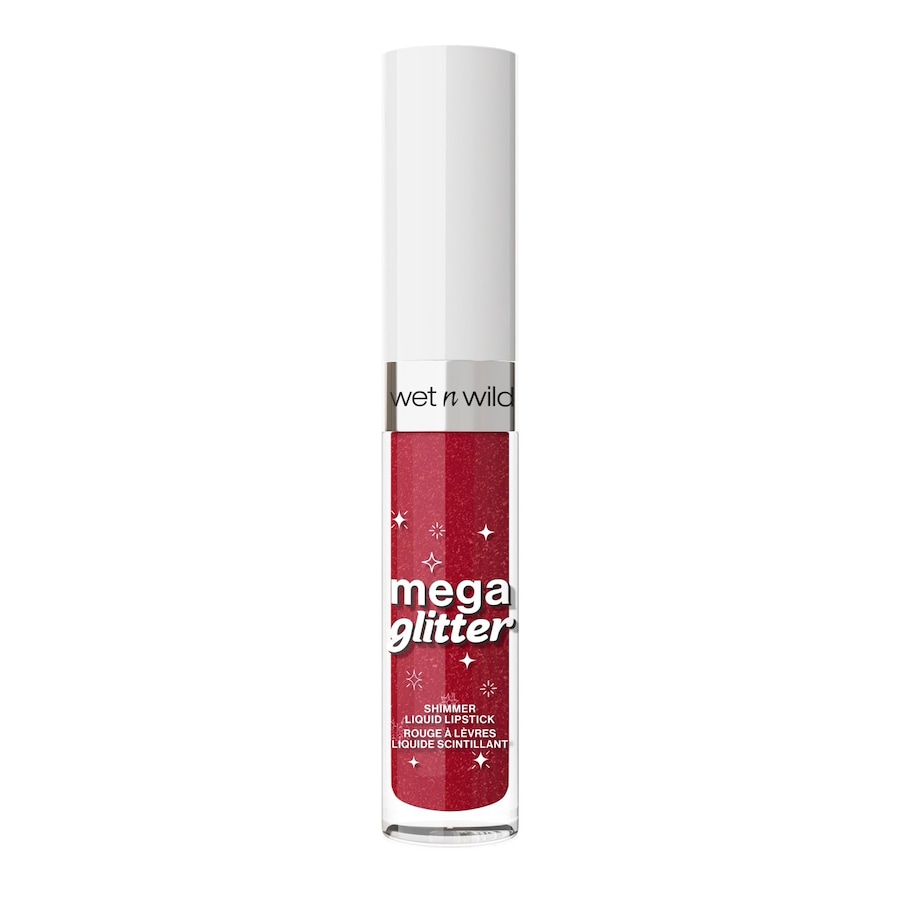wet n wild Mega Glitter Shimmer Liquid Lipstick Lippenstift NEW SOULMATE 2.8 ml Dunkelrot