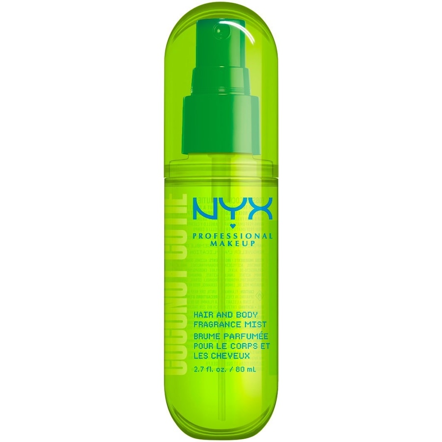 NYX Professional Makeup Fat Oil Body Haar- und Körperspray Coconut Cutie, Kokos- & Pfirsichduft Bodyspray 80 ml