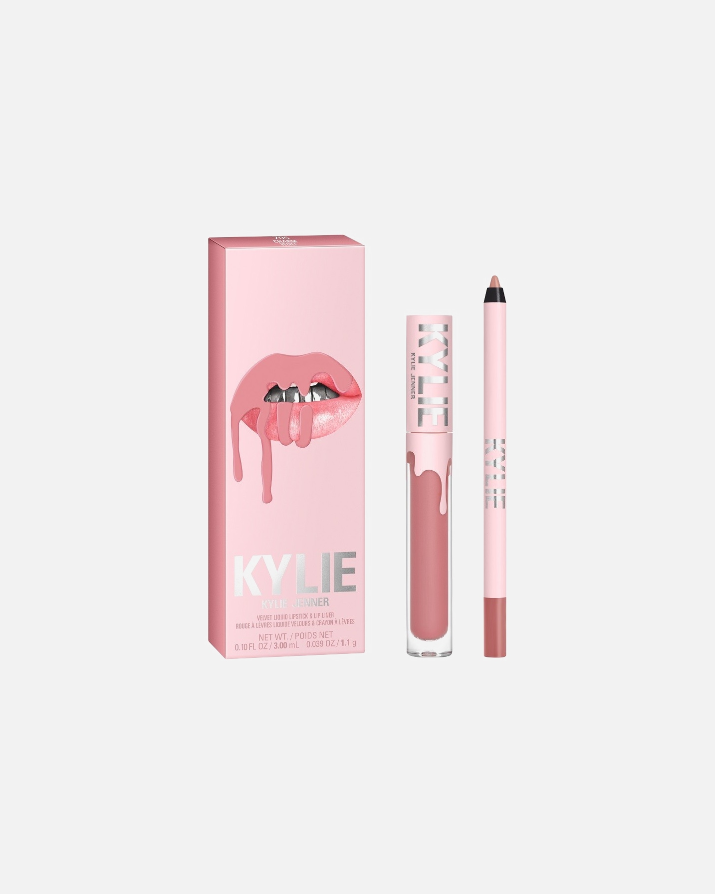 Lippen Make-up Set für Unisex KYLIE COSMETICS Velvet Lip Kit 705 Charm