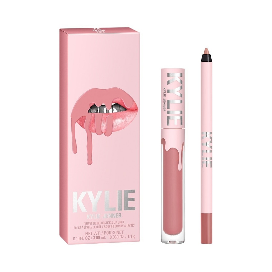 KYLIE COSMETICS Velvet Lip Kit Lippen Make-up Set 705 Charm Rosegold