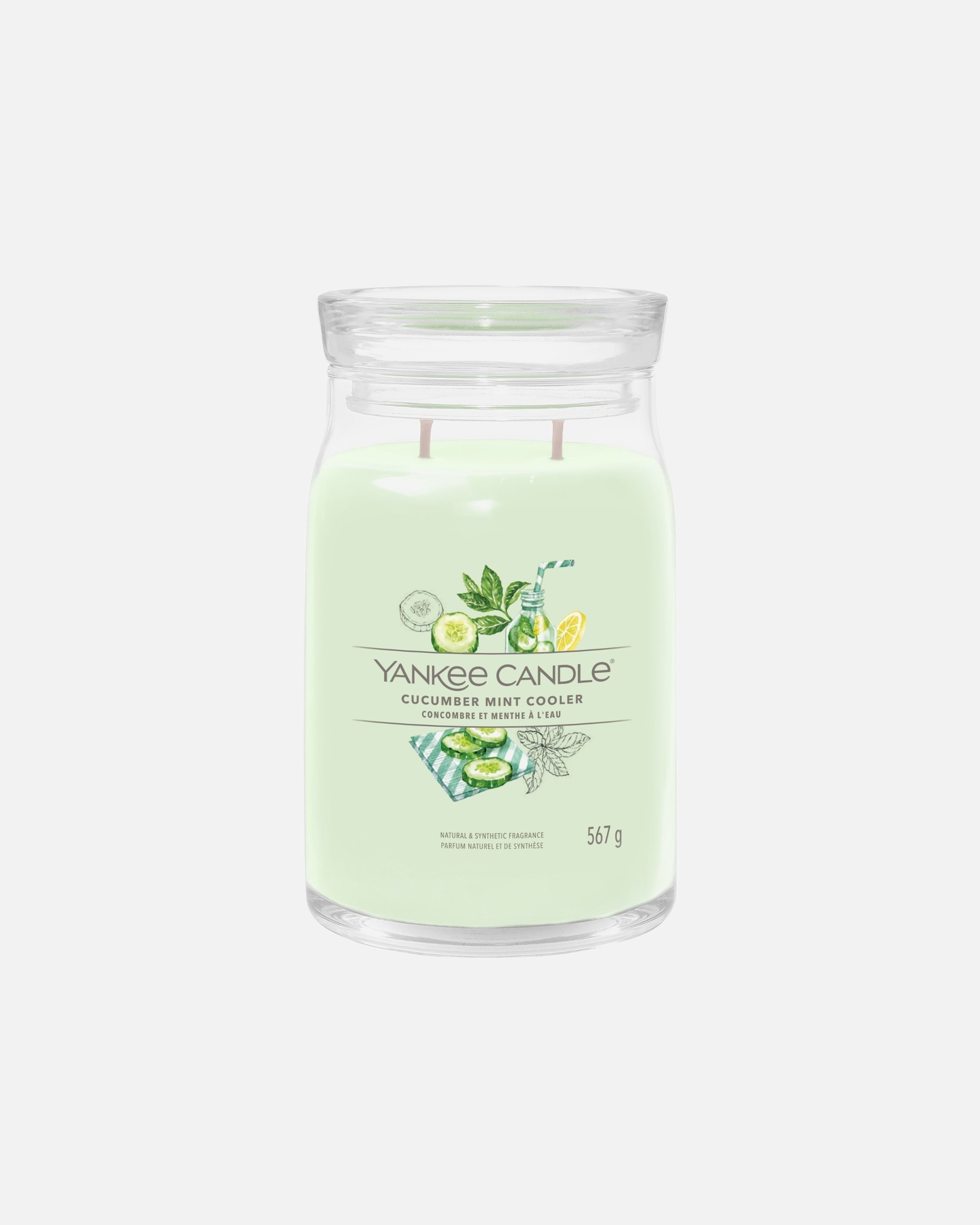 Kerze für Unisex YANKEE CANDLE Default Brand Line Cucumber Mint Cooler 567 g - Signature