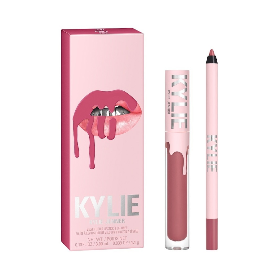 KYLIE COSMETICS Velvet Lip Kit Lippen Make-up Set 100 - POSIE K Rosegold