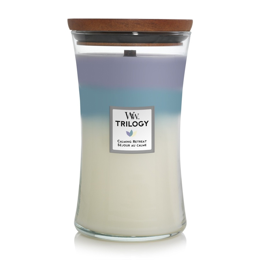 WoodWick Trilogy Calming Retreat Kerze 610 g