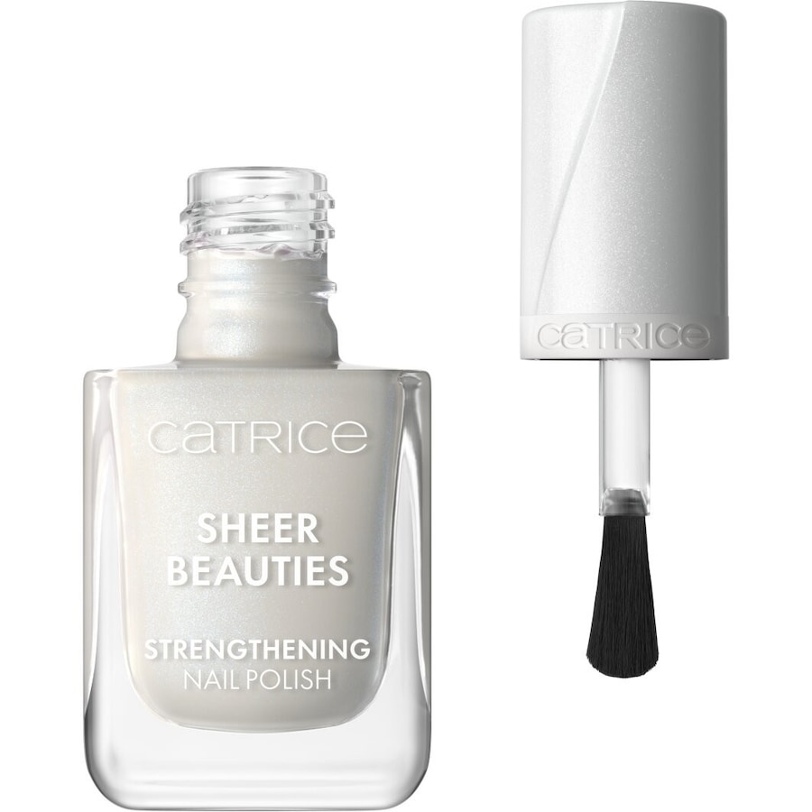 Catrice Sheer Beauties Strengthening Nail Polish Nagellack 010 - MILKY NOT GUILTY 10.5 ml Silber