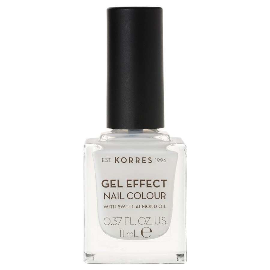 KORRES Sweet Almond Nail Colour Nagellack 02 Porcelain White 11 ml Weiss