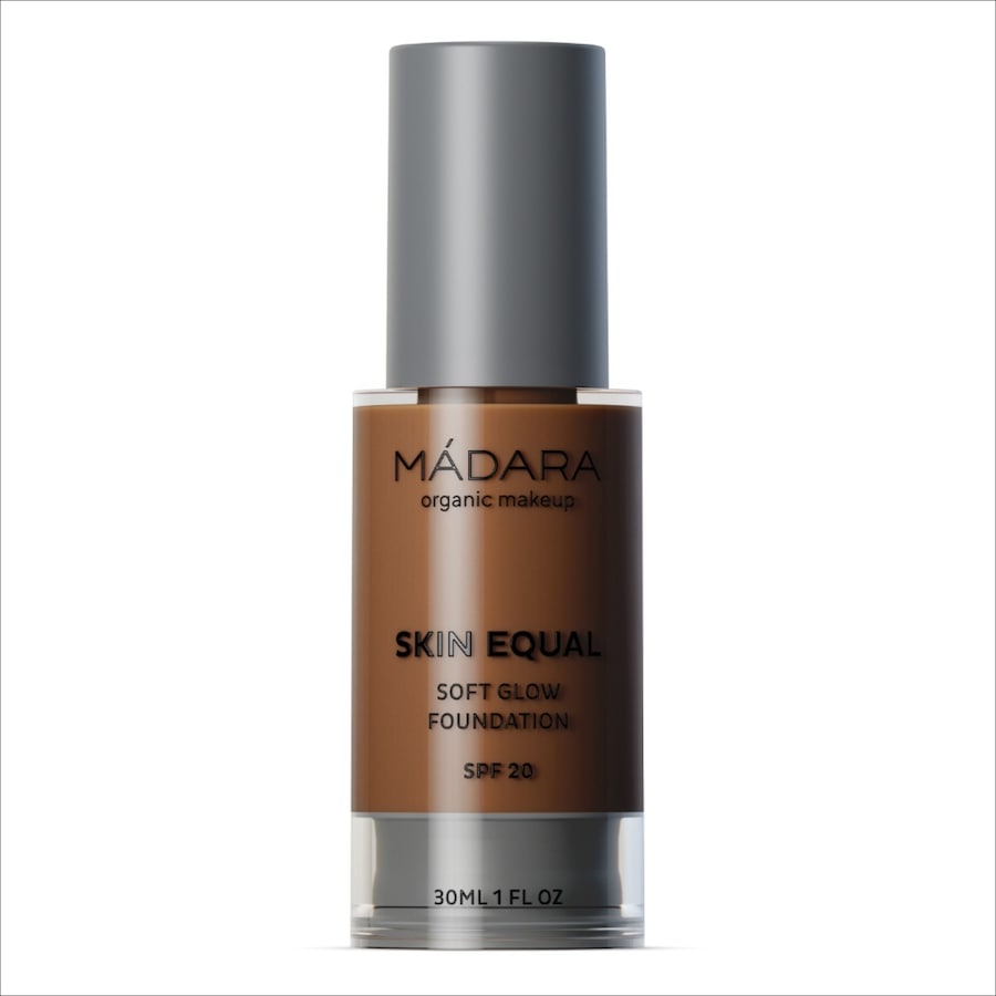 MÁDARA Make Up Skin Equal Grundierung Für Ein Sanftes Strahlen Spf 15 Foundation #90 CHESTNUT 30 ml Braun