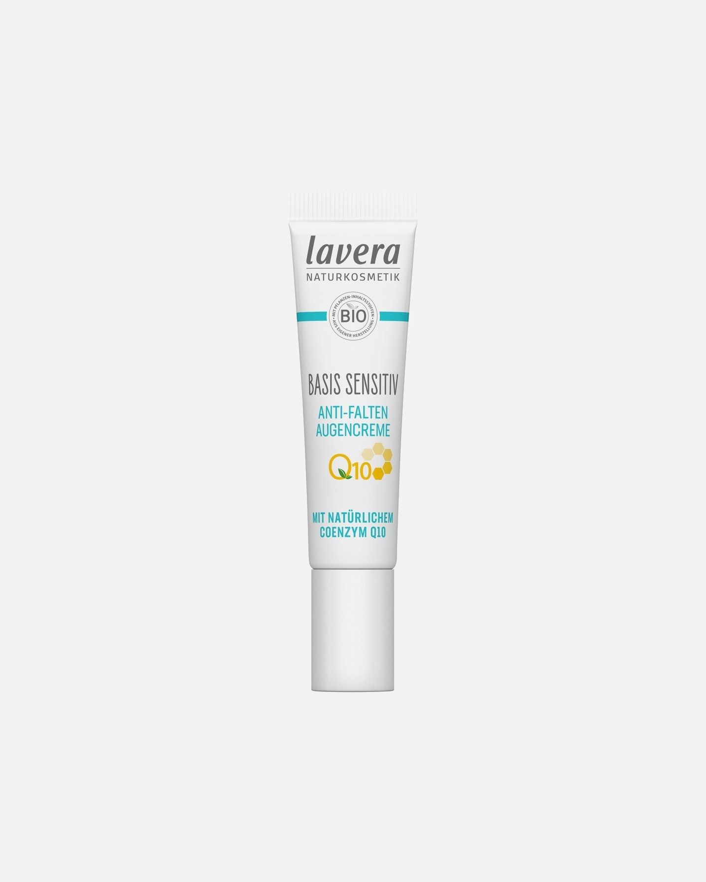 Augencreme für Unisex lavera Basis Sensitive Anti-Falten Q10 15 ml