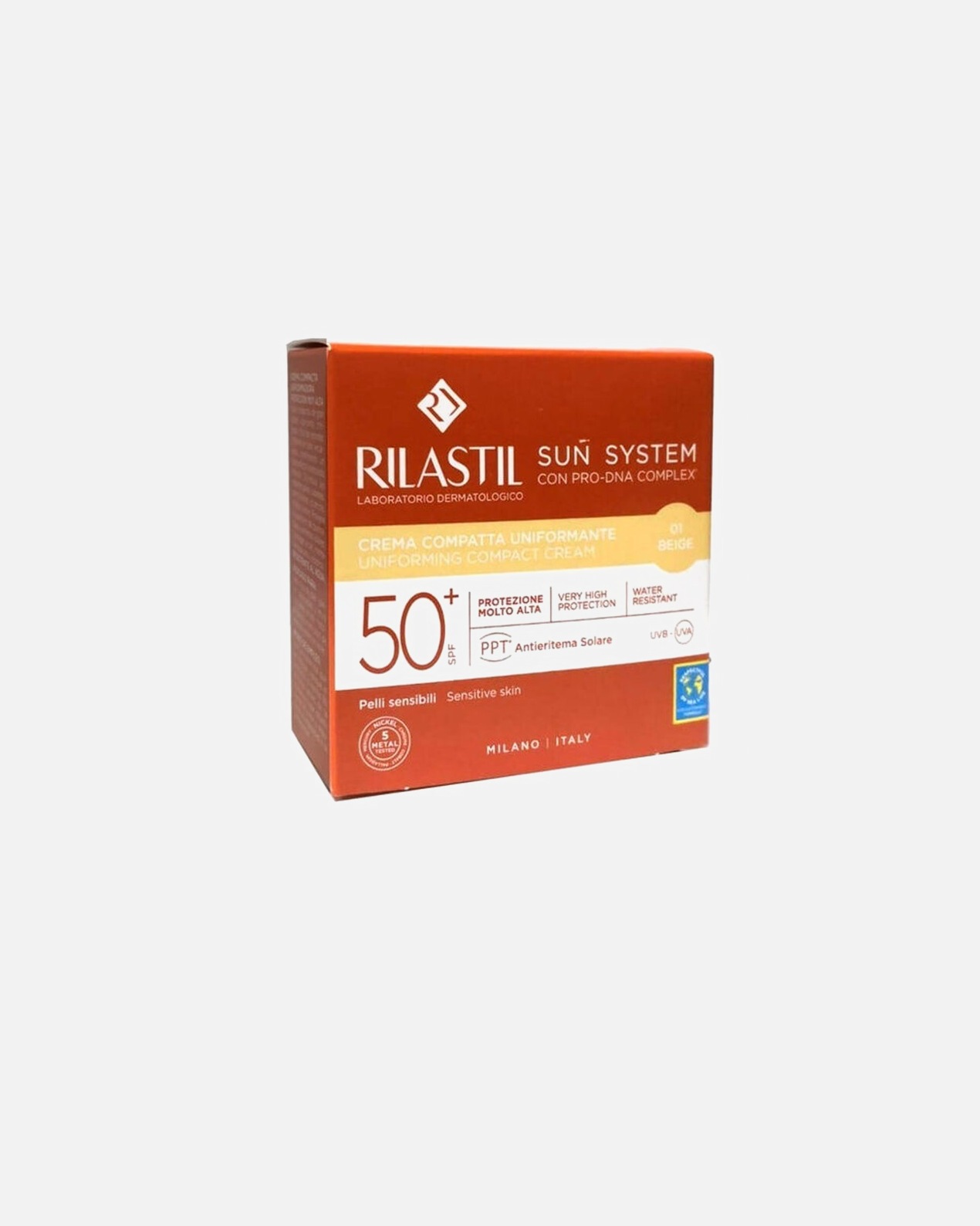 Foundation für Unisex Rilastil Sun System SPF50+ Grundierung 10 g
