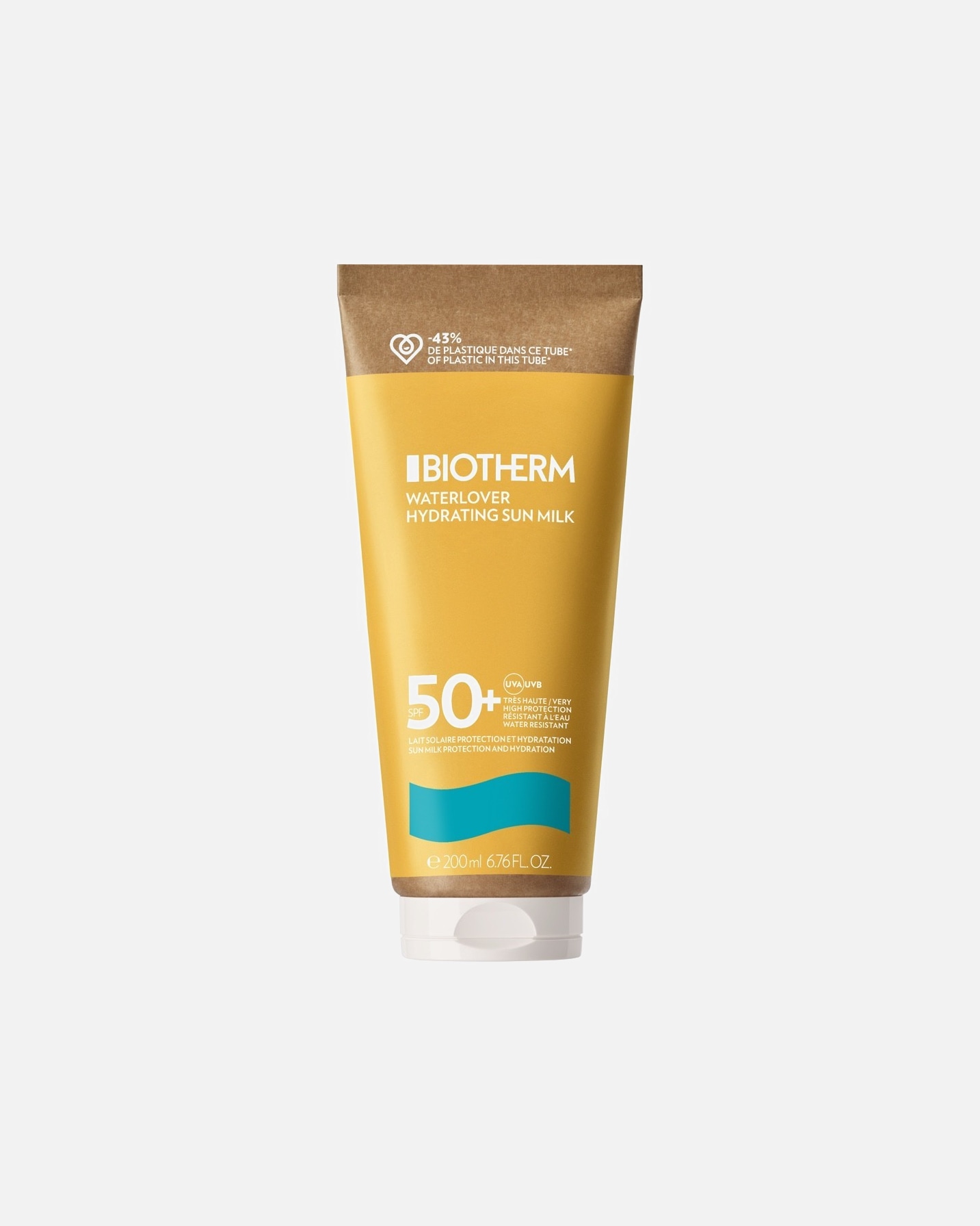 Sonnencreme für Unisex Biotherm Water Lover Hydrating Sun Milk SPF50 200 ml