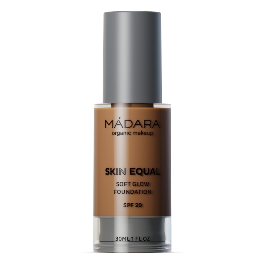 MÁDARA Make Up Skin Equal Grundierung Für Ein Sanftes Strahlen Spf 15 Foundation #80 FUDGE 30 ml Braun