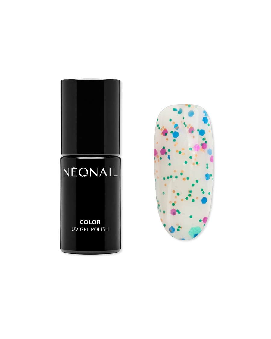 NEONAIL Born to Win UV-Nagellack Champion's Confetti 7.2 ml Silber