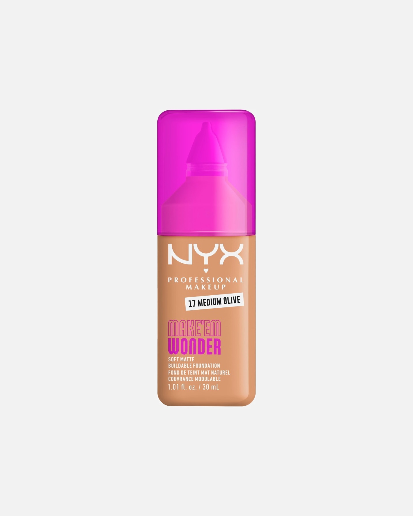 Foundation für Unisex NYX Professional Makeup Default Brand Line Make 'EM Wonder 17 - MEDIUM OLIVE