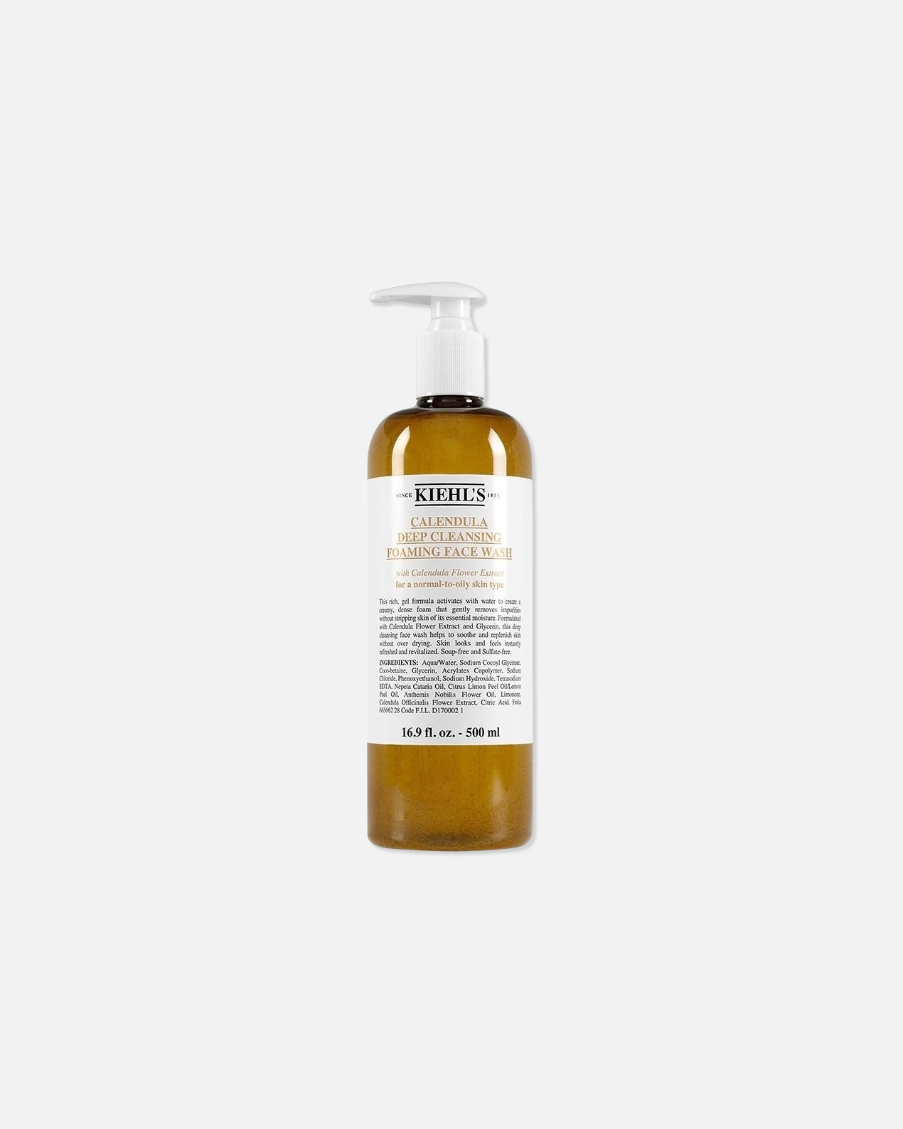 Reinigungsgel für Unisex Kiehl’s Calendula Foaming Wash 500 ml