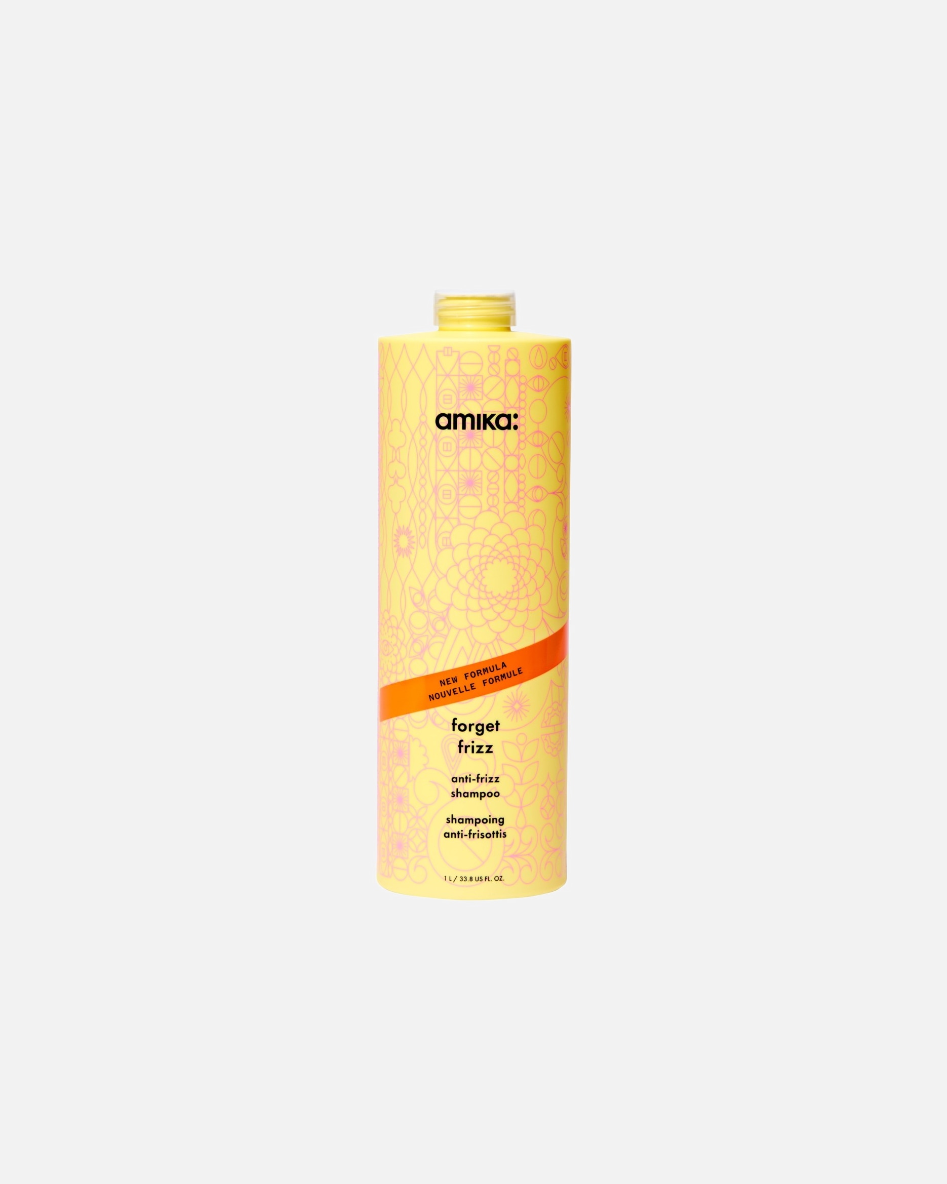 Shampoo für Unisex Amika Forget Frizz Anti-Frizz 1000 ml