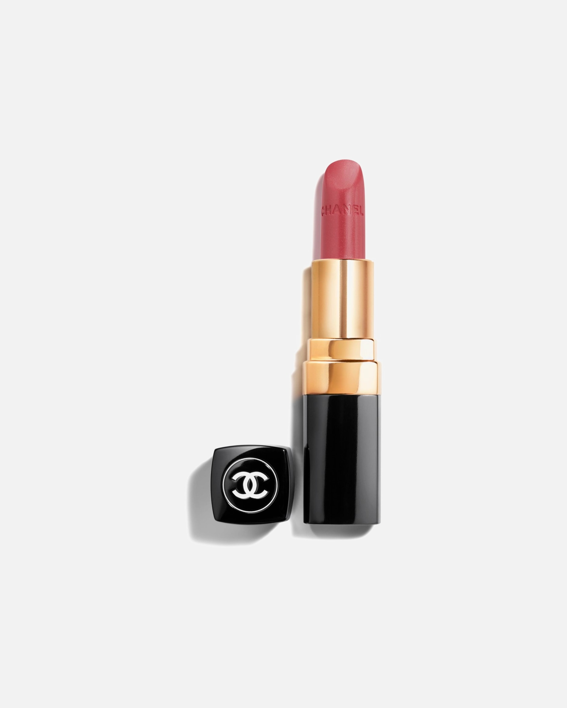 Lippenstift für Unisex CHANEL ROUGE COCO SATINIERTER LIPPENSTIFT MIT LANGEM HALT – FEUCHTIGKEITSSPENDENDE UND GLÄTTENDE LIPPENPFLEGE 128 - LEGENDE