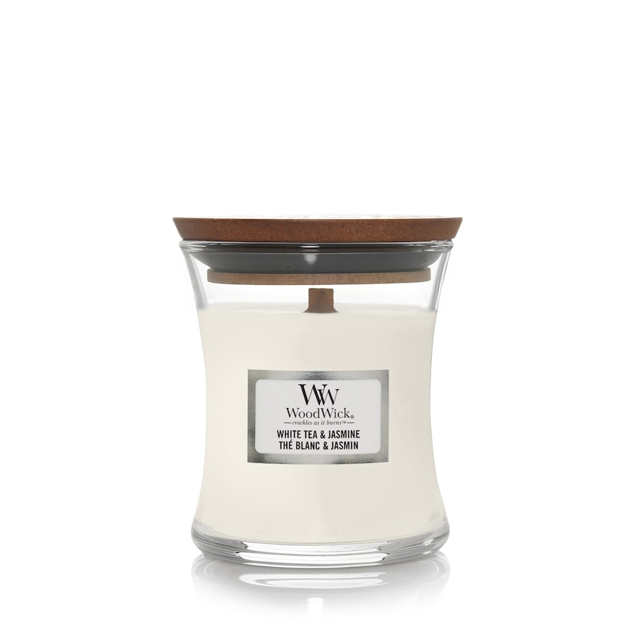 WoodWick Trilogy White Tea & Jasmine Kerze Mini Jar 85 g