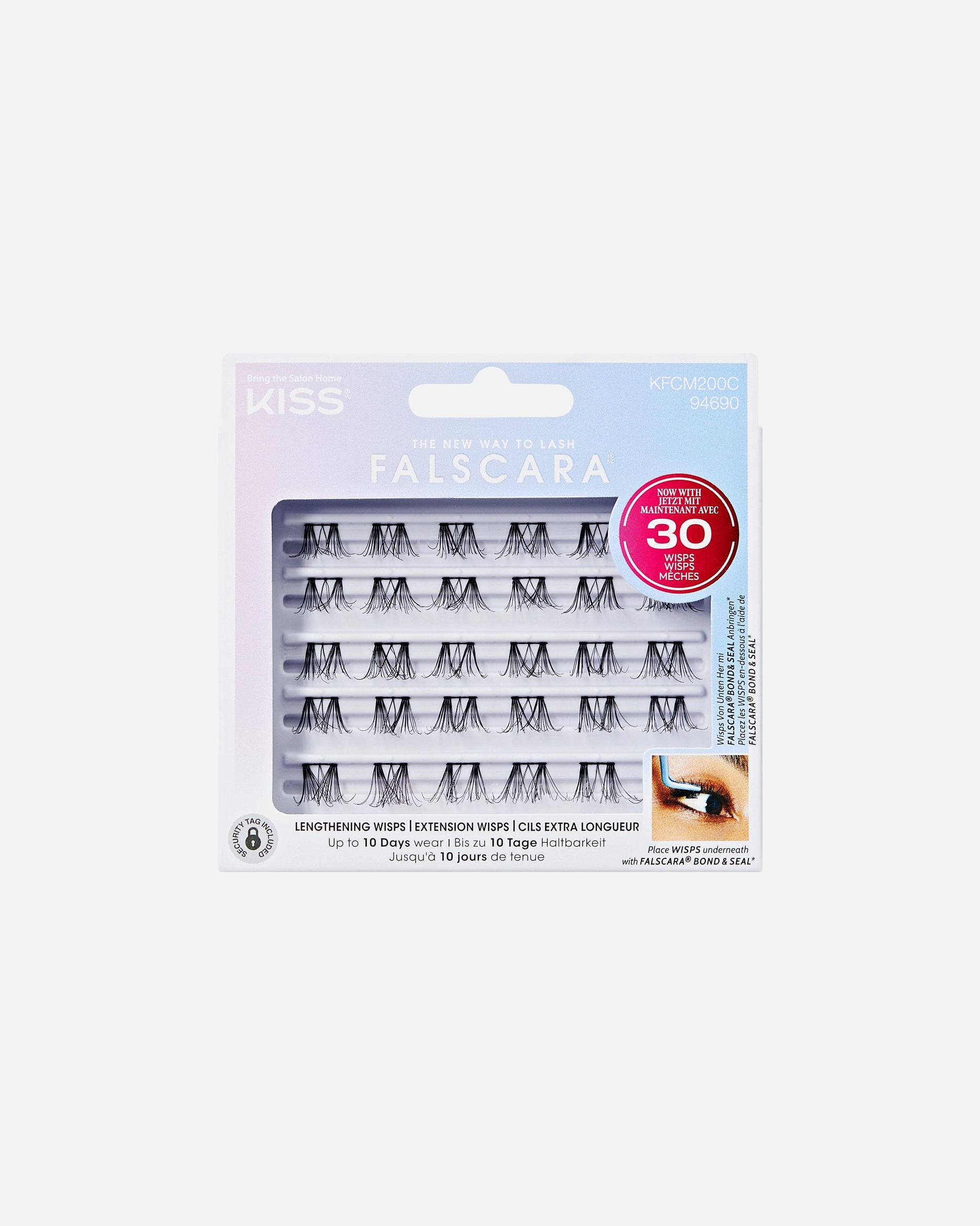Künstliche Wimpern für Unisex KISS FALSCARA Wisps Multipack 1 Stück